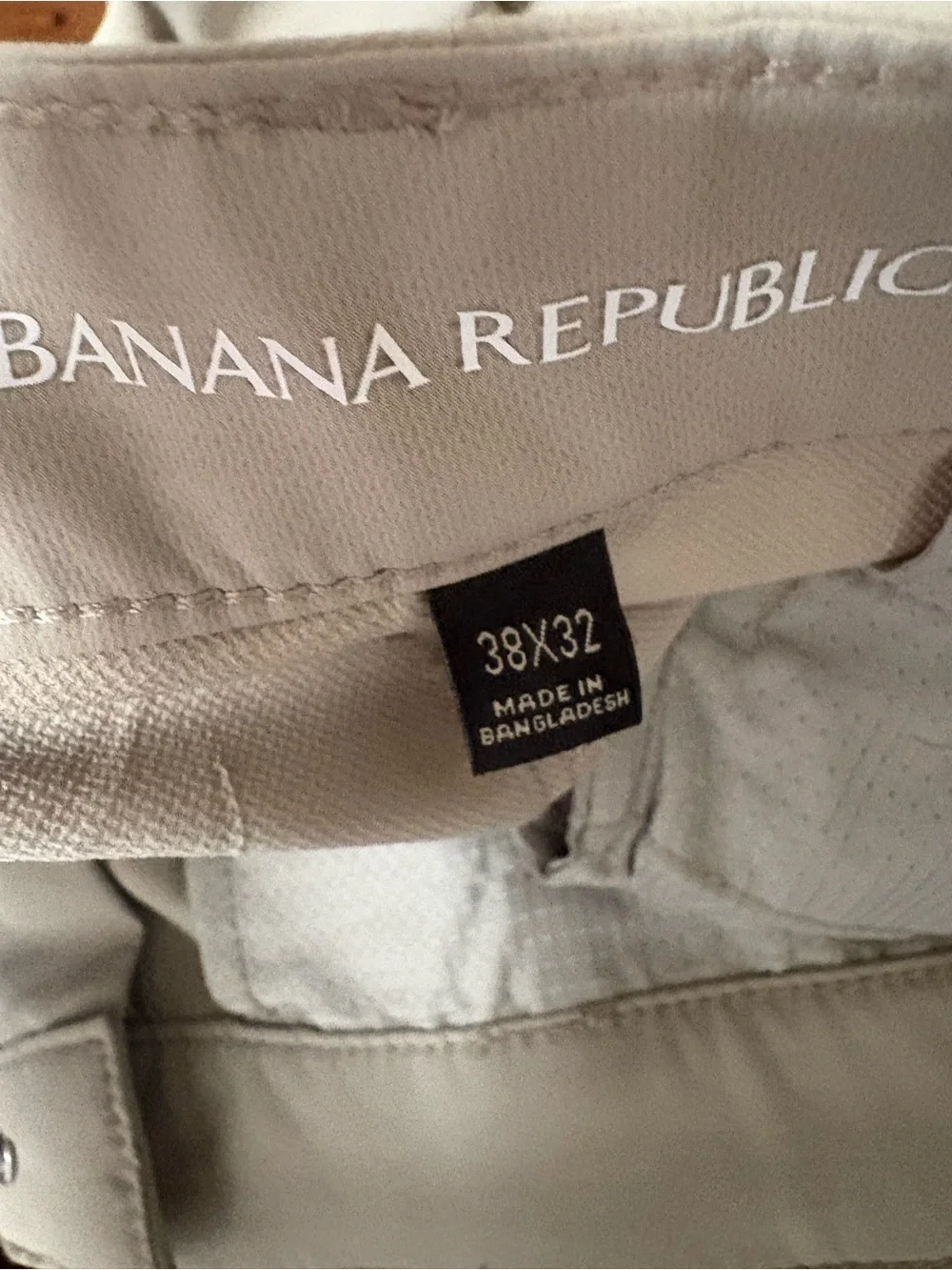 Banana Republic Slim Chino Pants in Light Beige